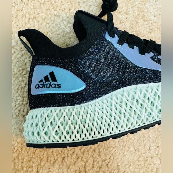 NWT Adidas Alphaedge 4D “Goodbye Gravity”Black Blue Green Sneakers Men\'s Sz 9 US main image 13